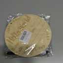 2 x Wooden Baby Announcement Sign, 5.9 Inch Hello World Newborn Birth Sign With Ink Pad Markers for Nursery Name, Birthday, Baby Showers, Photo Props