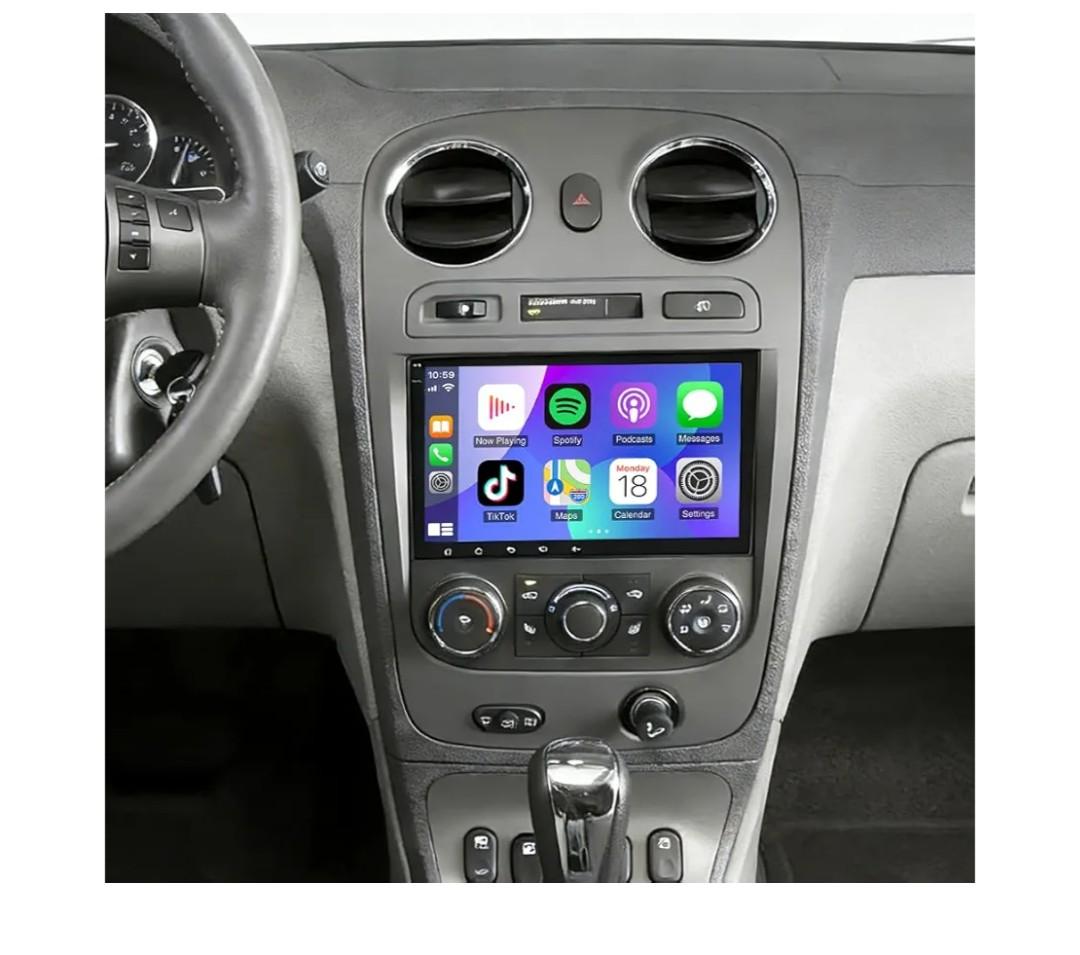 4G+64G Double Din Car Stereo Radio for Chevrolet Silverado GMC Sierra 2007-2018,for Chevrolet Tahoe 2007-2014 8" IPS Touchscreen Head Unit with CarPlay/Android Auto,GPS,FM,AUX-in,AHD Backup Camera