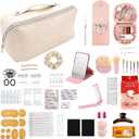 80+ Piece Wedding Emergency Kit for Brides Ultimate Wedding Essentials and Bridal Shower Gifts Portable Cosmetic Case for Travel and Stuff