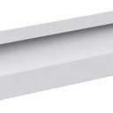 Monoprice Under Desk Cable Tray - Steel with Power Supply and Wire Management - Workstream Collection White
