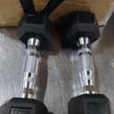 CAP Barbell Rubber Coated Dumbbell Weight Set With Vertical Rack | 100 Lb, 150 Lb, And 210 Lb Options