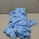 12 Pack Baby Blue Cheesecloth Table Runner 17x108 Inch Semi Sheer Boho Gauze Cheese Cloth Fabric Table Runners, for Wedding Party Baby Shower Birthday Home Decor Garden Farmhouse