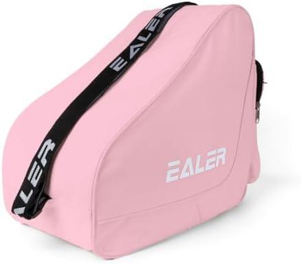 EALER Heavy-Duty Waterproof Skate Bag with Adjustable Shoulder Strap – Fits Ice Hockey, Inline, Roller & Quad Skates,Kids & Adults