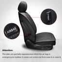 MIROZO Truck Seat Covers Full Set for Ram, Waterproof Ram 1500 Seat Cover Leather Seat Cover Compatible with 2009-2025 Ram 1500/2500/3500 Crew Quad Cab Pickup with Split Curved Bench 40/60,Black