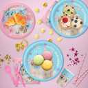 223-Piece Dog Party Supplies Set - Serves 20, Includes Plates, Cups, Napkins, Utensils, Balloons, Banner, Table Cover - Multicolor Cartoon Animal Themed Dog Birthday Party Decorations