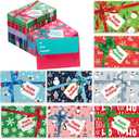 Cholemy 200 Pcs Christmas Gift Card Envelopes Cute Envelopes for Employee Gifts Assorted Color Envelope Gift Card Holders Without Card for Greeting Invitation Credit Card Size Xmas Festival Holiday