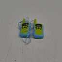 Amazon Basics Kids Walkie Talkie Set, Range Extending Set of 2, for Camping or Birthday Toys, Green and Blue