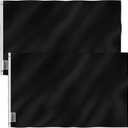 Anley Pack of 2 Fly Breeze 3x5 Foot Solid Black Flag - Vivid Color and Fade proof - Canvas Header and Double Stitched - Plain Black Flags Polyester with Brass Grommets 3 X 5 Ft