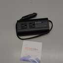 300W Power Inverter DC 12V to 110V AC Car Inverter with TypeC 30W & 3 USB-A interfaces, Dual AC Adapter for Laptops Charger