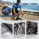 5 Pack Paisley Cooling Headscarf Caf Bandana Beanie Set, Elastic Fit Helmet Liner Head Wrap, Pirate Sweat Style Headscarf Cap for Men Running Cycling Motorcycle Outdoor Activities
