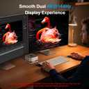 IVANKY 13-in-1 Mac mini M4 &M4 Pro (2024) Dock, 4K@144Hz HDMI,10Gbps USB | Dual Extended Displays Docking Station Stand for M5, with M.2 NVMe SSD Enclosure Hub, SD/TF, Audio Ports*2, 20W PD Adapter*1