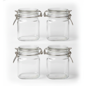 2 CT Glass Jars 8Pack