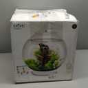 biOrb Classic 30 Acrylic 8-Gallon Aquarium with White LED Lights Modern Tank for Tabletop Display, Black