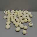 Winlyn 48 Pcs Mini Artificial Pumpkins Faux Cream Baby Boo Pumpkins Foam Pumpkins 1.8" 2.1" for Fall Harvest Thanksgiving Table Centerpiece Halloween Autumn Wedding Baby Shower Wreath Bowl Fillers (White)