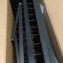 Dish Drying Rack for Kitchen Counter, 2-Tier Stainless Steel Dish Drainer with Drainboard & Utensil Holder, Large Capacity Metal Kitchen Dishes Drying Rack Plate Organizer for Bowls/Cups/Bottles