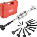 VEVOR Blind Hole Bearing Puller Set, 16-in-1 Inner Bearing Race and Seal Extractor Kit, 16 PCS Slide Hammer Pilot Insert Inner Internal Bearing Removal Tool Set with 10 Split Collets and Counterstay