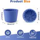 Dog Slow Feeder Lick Bowl, Silicone Dog Bowl with Strong Suction, Blue