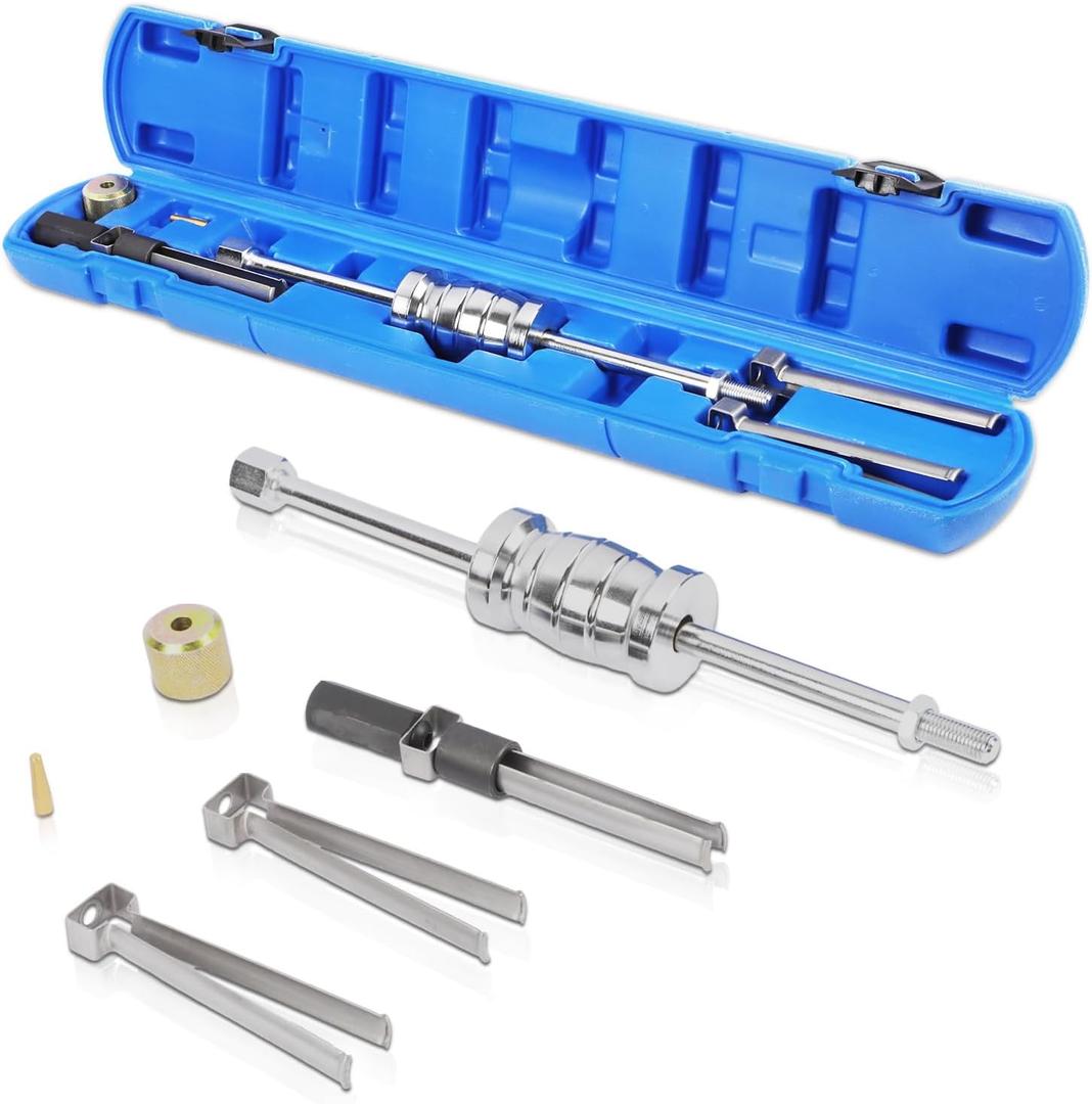 Fuel Injector Remover Tool Compatible with Ford & Volvo, Fuel Injector Puller Injector Installer for Ford & Volvo 1.0L 1.5L 1.6L 1.8L 2.0L 2.3L 2.7L 3.5L Replace OE# 310-206, 9997410