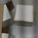 Fourluoo 12 Pack Facial Tissues Cube Boxes Face Box 600 Sheets 3 ply Soft Paper Square Tissues Bulk for Car Pocket Toilet Household Bedroom Family(White)