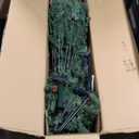 Goplus 8ft Pre-Lit Artificial Christmas Tree, Premium Spruce Hinged Tree 600 LED Lights and Pine Cones, Xmas Tree for Holiday Indoor Décor