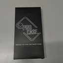 TEECOVER for iPhone 16 Case 6.1-Inch, [Clear Wavy Border][Sparkly Glitters][Fit for MagSafe] Shockproof Cute Slim Fit Magnetic Phone Case for Women & Girls - Black