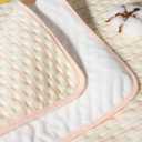 Bed Pads for Incontinence Washable, 40"x55" Large Reusable Waterproof Soft Wetting Pee Underpad for Adults, Elderly, Seniors, Women, Kids & Pets, Machine Washable Pad for Bed, Sofa-Beige