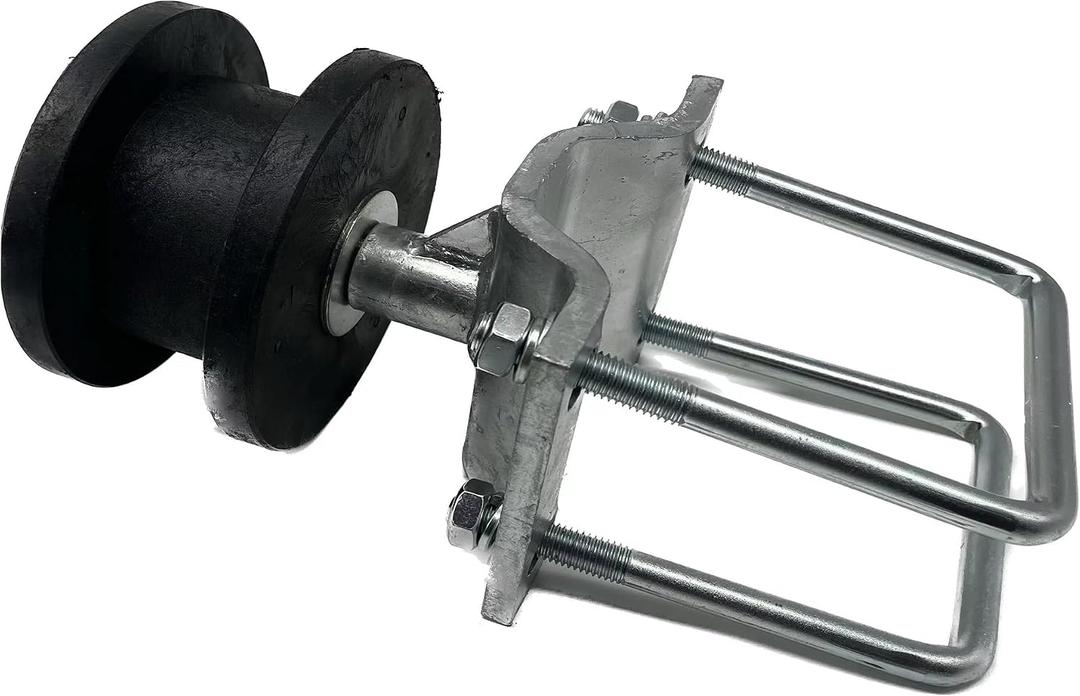 Nylon Sliding Cantilever Gate Rollers for 4" Square Post, 2” Chain Link Fence Gate Frame or Slide Gate