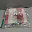 Christmas Plaid Outdoor Rug, 2'4" x 3'7" Red & White Check Indoor/Outdoor Area Rug, Layering Rug for Hello/Welcome Door Mat, Machine Washable Cotton Woven Rug for Farmhouse Front Porch, Entryway