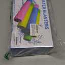 Toddler 6PCS Foam Water Blaster Toy Set, Assorted Colors with Cute Patterns, 3 4 5 6 7 Years Old Boys Toys Outside Water Shooter, Summer Outdoor Water SquirtGun Blaster Toy Set for Kids Boys Girls