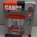 Japard Claw Machine for Kids, Mini Candy Vending Machine, Manual Arcade Game with Adjustable Sound, Candy Grabber Prize Dispenser, Gifts for Girls Boys Easter Party