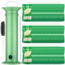 Maxcheck 28 Pcs Refillable Baby Food Pouches Maker Set Include 25 Pcs Portable Fruit Puree Storage Bags, Baby Food Maker, Pen and Brush for Babies Kids Toddlers