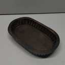 Samhita Mango Wood Decorative Bowls for Home Dcor, Decorative Long Wooden Bowl for Table Centerpiece (10" x 6" x 2")