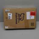 Dog Gate - 18"-45" Adjustable Extra Wide Metal Baby Gate to Step Over, 10" Tall Small Pet Gate with 3 Extension Kits, Pressure Mounted for Doorways & Stairs (White)