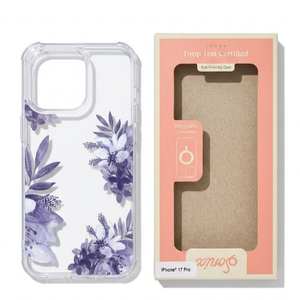 Sonix Case for iPhone 17 Pro | Compatible with MagSafe | 10ft Drop Tested | Purple Flower