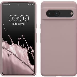 kwmobile Case Compatible with Google Pixel 7 Case - TPU Silicone Phone Cover with Soft Finish - Nude Lilac