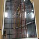 Delma Arched Bathroom Mirror, 24"x36" Wall Mounted Vanity Mirror for Bedroom, Living Room and Entryway, Black