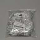 30pcs Blank Beadable Keychain Bars, DIY Stainless Steel Bead Keychain Bulk, Silver Detachable Key Chain Charms Making Accessories for Craft Project Pendant Jewelry Making