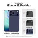 AMAZINGthing for iPhone 17 Pro Max [Titan Pro+ Case], Designed for MagSafe Accessories, 12FT Drop Proof, Magnetic Phone Cover with Built-in Kickstand, Anti Yellowing, Transparent, Black