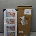 decorUhome 4 4x6 Picture frames Collage Wall Decor with Mat, White, 8x20