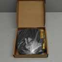 10FT Lightweight Garden Hose,Flexible Water Hose with Solid Brass Head,Kink-Free,Collapsible Hose,High Pressure Flat Water Hose for RV,Boat,Car Wash,Garden,Yard,Camper,Outdoor (Green-Black, 10 Feet)