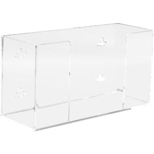 Kantek Acrylic Glove Dispenser, Quadruple Box Capacity, Easy-Box-Swap, 10.3-Inch Wide x 3.8-Inch Deep x 21.3-Inch High, Clear (AH145)