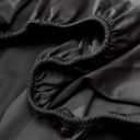 Black Stretch Spandex Universal Cover with Drawstring Edge, No Size