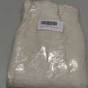 Natural Solid 84 Inch Length Curtains Farmhouse Linen Solid Light Filtering Slub Linen Valance Curtain Window Pair Drape with Tie Top 2 Panels Set 84 x 40 Each