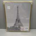 upsimples 16x20 Picture Frame Gold 3 Pack, Scratch-Proof Poster Frames 16 x 20 for Photo Gallery - Slide-In Strips, Horizontal or Vertical Wall Mounting