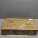 Narrow End Table with Charging Station, Rustic Brown Side Table with 2 USB Ports & Power Outlets, Slim Industrial Nightstand for Small Spaces, Living Room Sofa & Bedroom