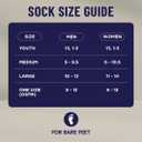 For Bare Feet NHL Unisex Kids Nhl Mvp Crew Sock Youth (Black)