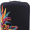Explore Land Travel Luggage Cover Suitcase Protector Fits 27-30 Inch Case (Carnival, L)