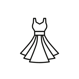 Long Black Dress ,Size S