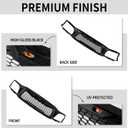 Front Grill Compatible with 2001-2004 Tacoma Matte Black with Light