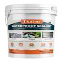 Transparent Waterproof Coating 175oz, Water-Based Invisible Waterproof Agent Leak Repair Sealant, Indoor & Outdoor Roofs, Shower Walls, Bathroom, Kitchen, Liquid Water Proof Clear Sealant